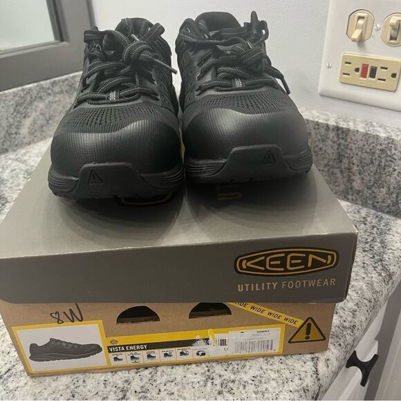 KEEN Utility Women's Vista Energy Low Height Composite Toe Industrial Work Shoe - Picture 2 of 6